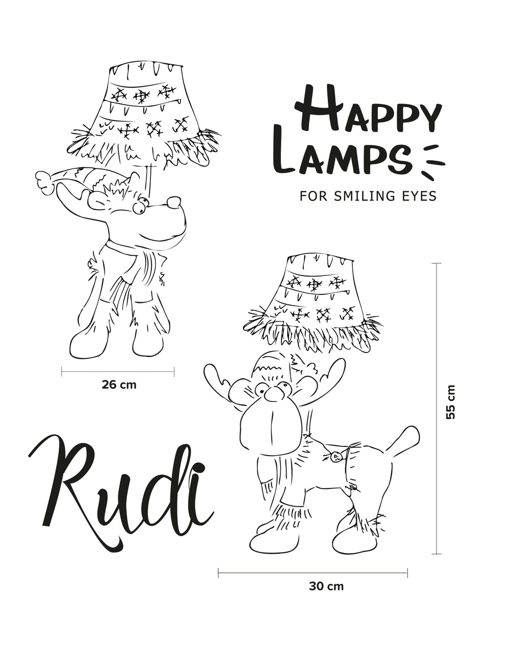 Rudi (Höhe 55cm)