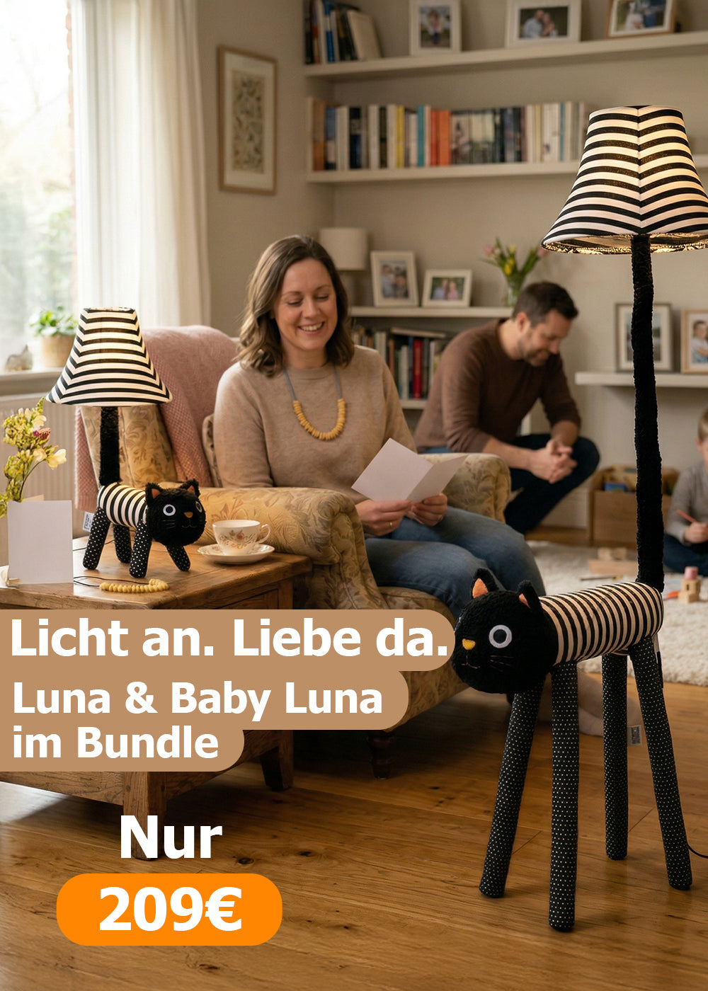 Luna Duo - Luna und Baby Luna zweifache Katzenpower