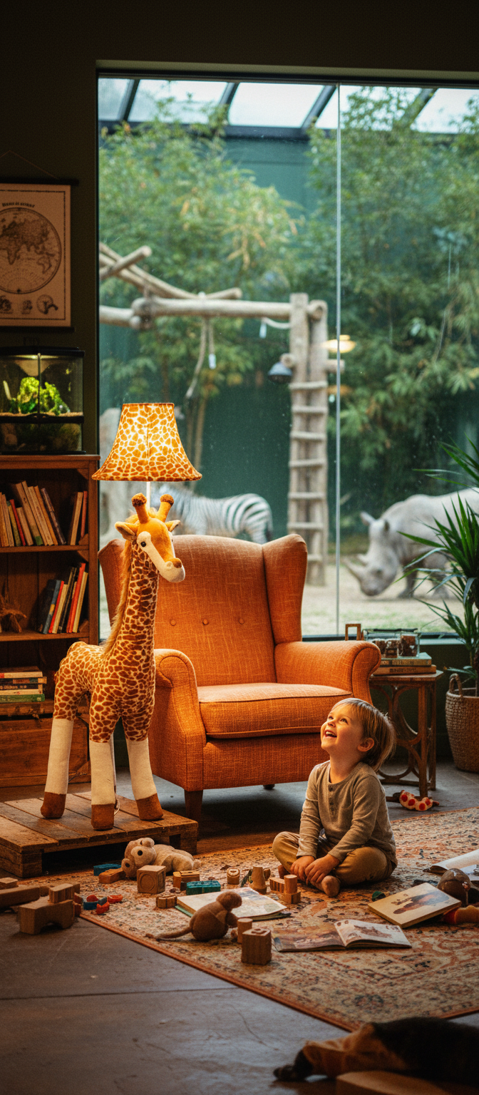 Raffi – die Giraffen-Stehlampe (126 cm)
