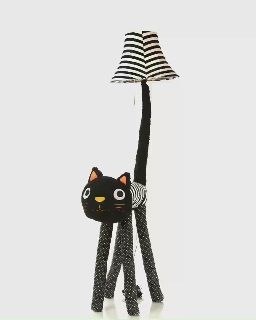 Luna – die Katzen-Stehlampe (120 cm)